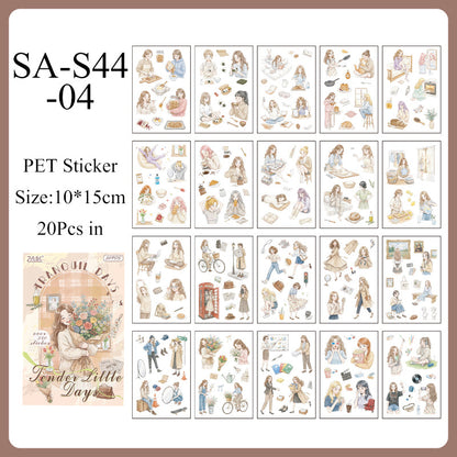 Continuous Time Series Sticker Book