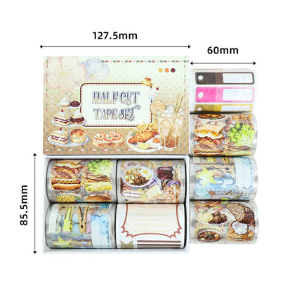 Warm Food Tape Set for journaling, scrapbooking and collage