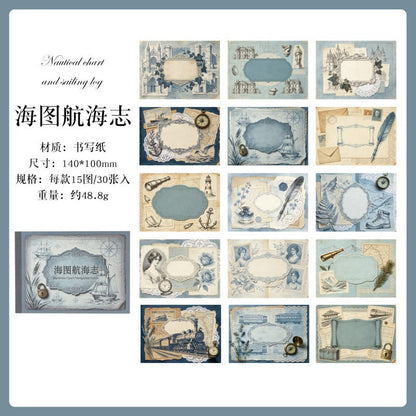 Vintage Chronicles Material Paper