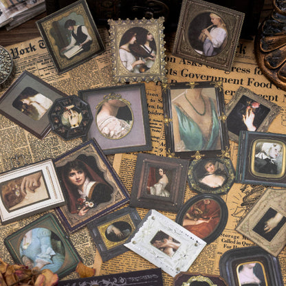 Medieval Picture Frame Series Sticker for journaling, scrapbooking and collage