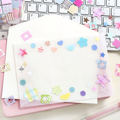 Colorful Classification Series Die Cutting Self-adhesive Tape featuring cat, and color designs for journaling, scrapbooking and collage