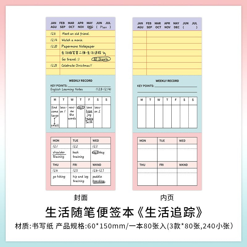 Life Notes Memo Pad
