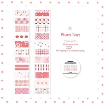 Healing Heart Series Die Cutting Writing Paper Tape