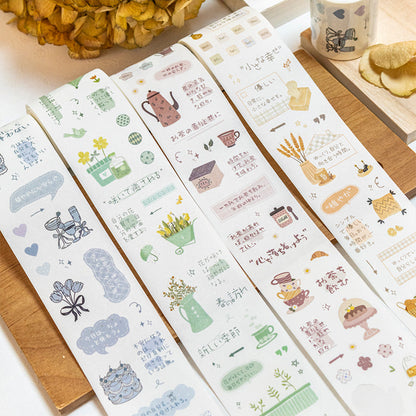 Suiya Notebook Series Die Cutting Washi Tape featuring book designs for journaling, scrapbooking and collage