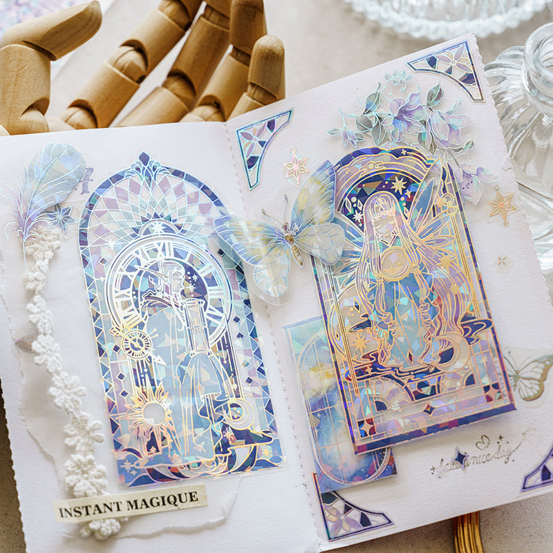 Streamer flower window Sticker