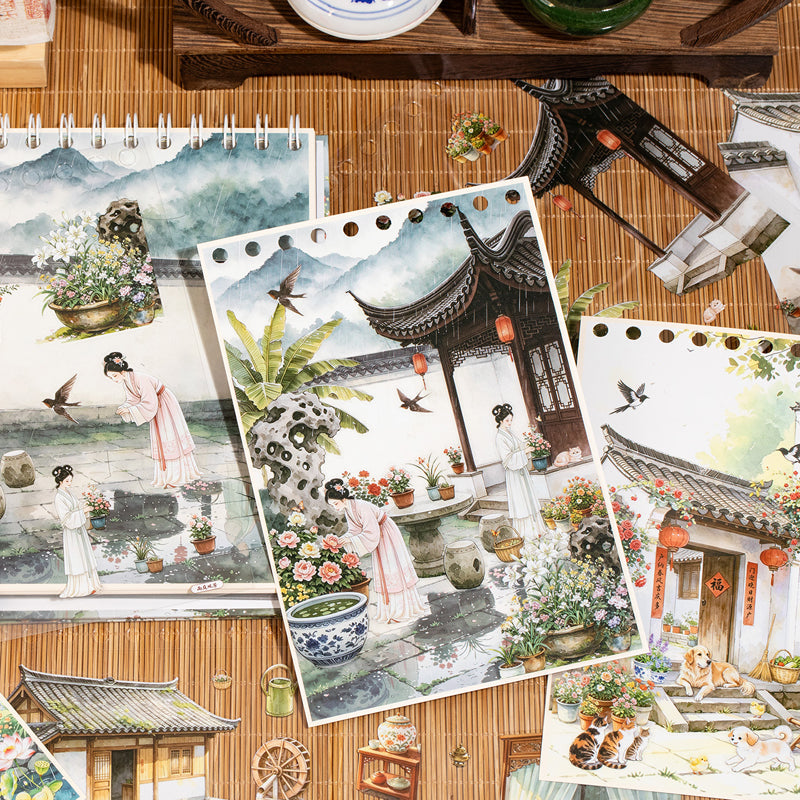 Time Journal Series 3D Sticker Book featuring book designs for journaling, scrapbooking and collage