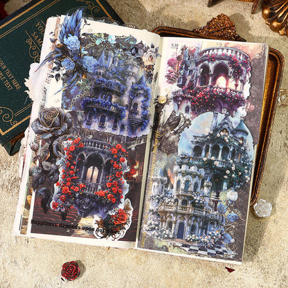 Gothic flower court Sticker