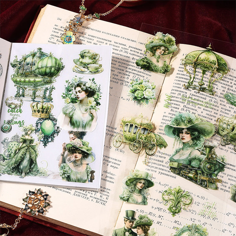 Baroque Garden Girl Sticker Book