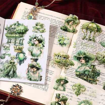Baroque Garden Girl Sticker Book
