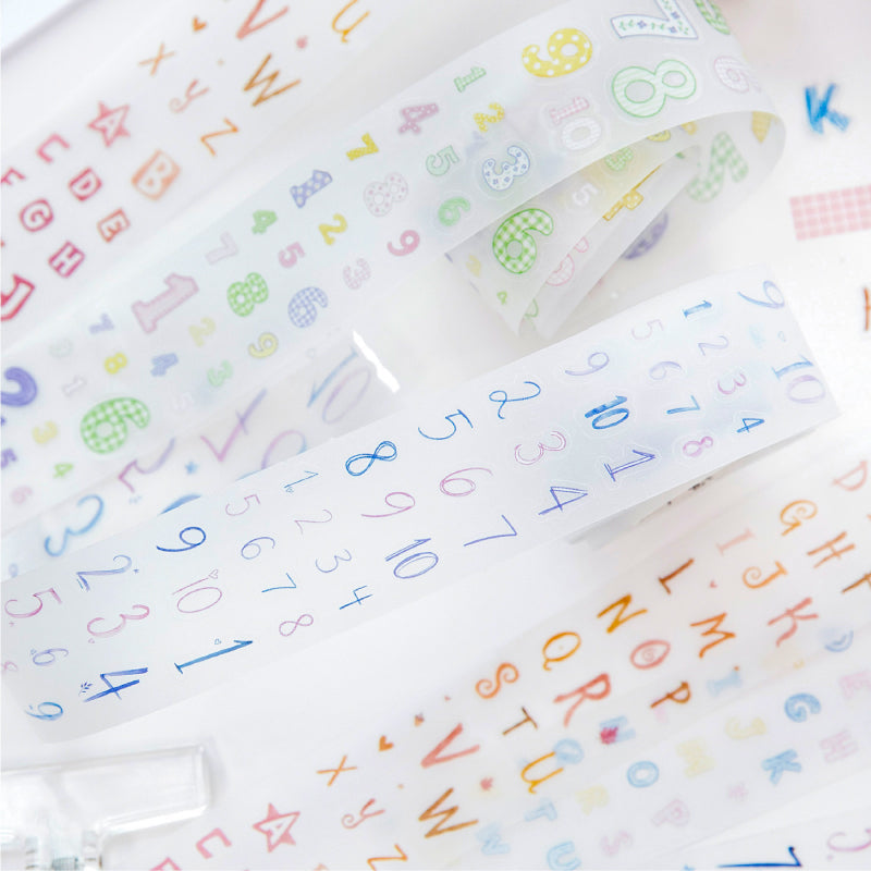 Daily Composition Series Die Cutting Sulfuric Acid Paper Tape for journaling, scrapbooking and collage
