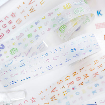 Daily Composition Series Die Cutting Sulfuric Acid Paper Tape for journaling, scrapbooking and collage