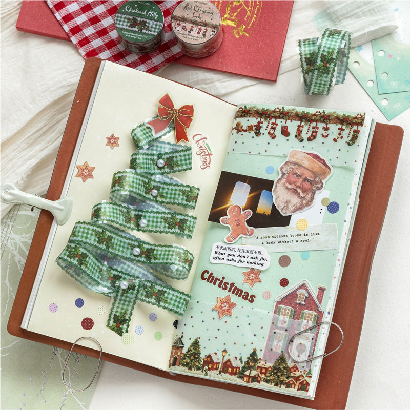 Christmas Plaid Series PET Tape