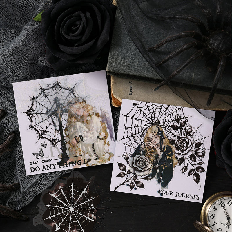 Darkweave Secret Series Sticker featuring secret designs for journaling, scrapbooking and collage