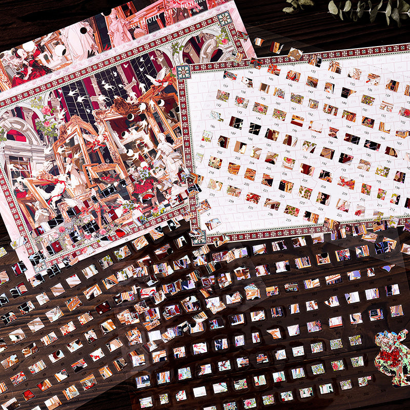 Worldly Natural History Series 3D Sticker for journaling, scrapbooking and collage
