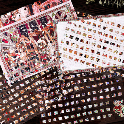 Worldly Natural History Series 3D Sticker for journaling, scrapbooking and collage