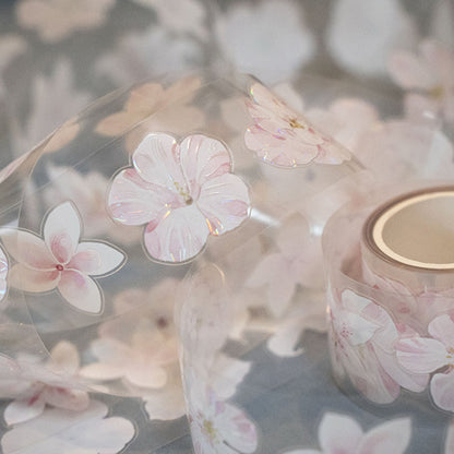 3.2cm*200cm Sunny Day Die Cutting Shell Light PET Tape featuring sun, and light designs for journaling, scrapbooking and collage