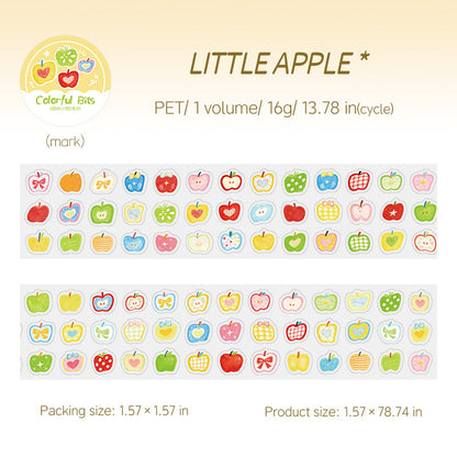 Colorful Little Things Series Die Cutting PET Tape