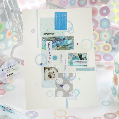 Color Echo Series Die Cutting Synthetic Paper Tape