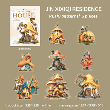 Elven Fantasy House Series Sticker