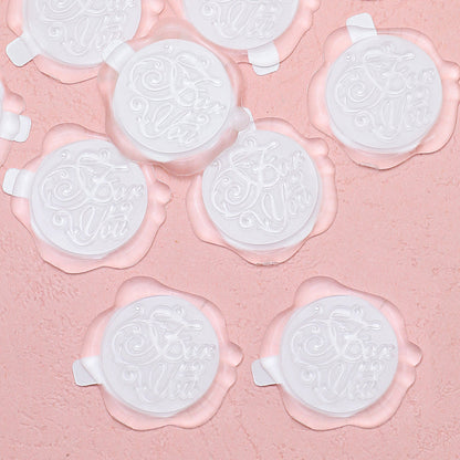 Rose Wax Seal Sticker