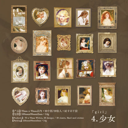 Medieval Picture Frame Series Sticker