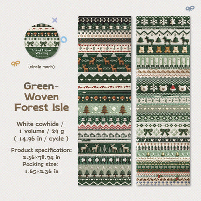 Island Dream Series White Kraft Paper Tape