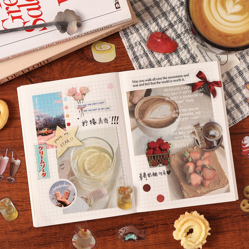 Memories Time Machine Series Sticker for journaling, scrapbooking and collage