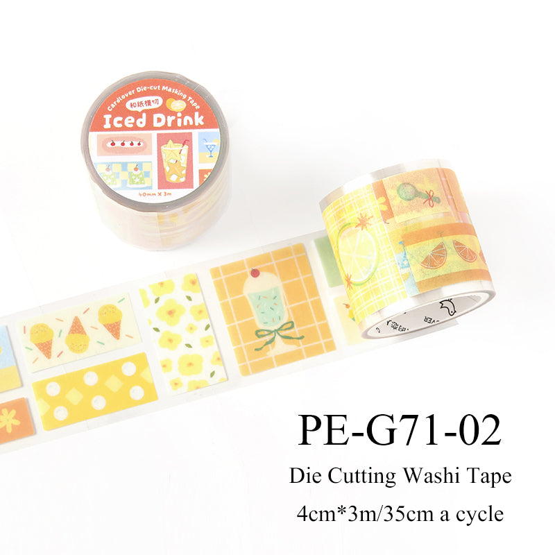 Endless Summer Series Die Cutting Washi Tape