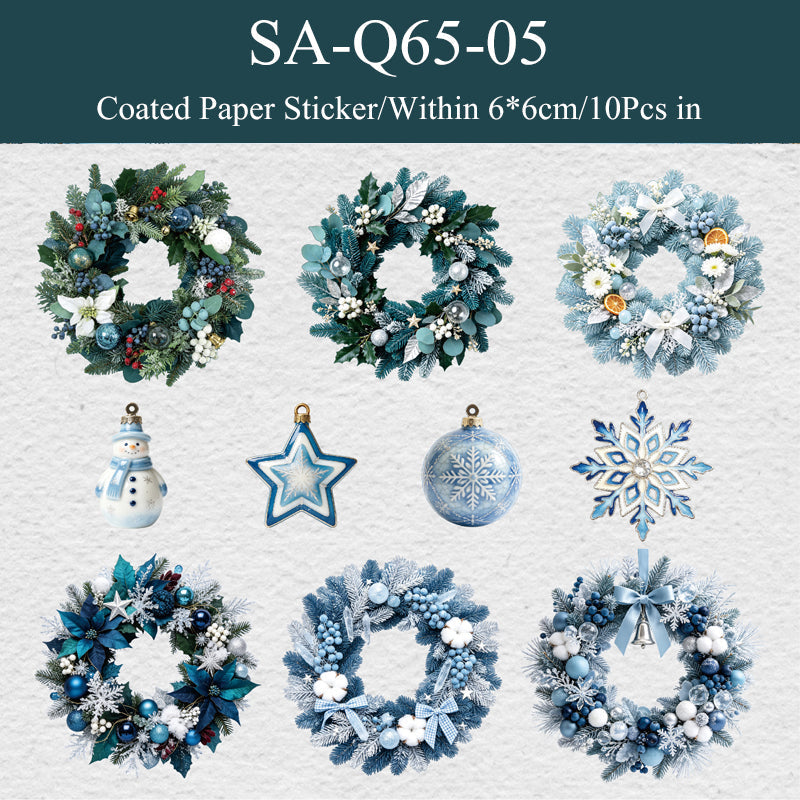 Christmas Wreath Collection Series Sticker