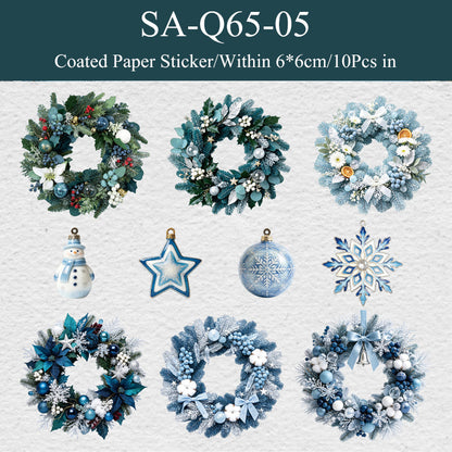 Christmas Wreath Collection Series Sticker
