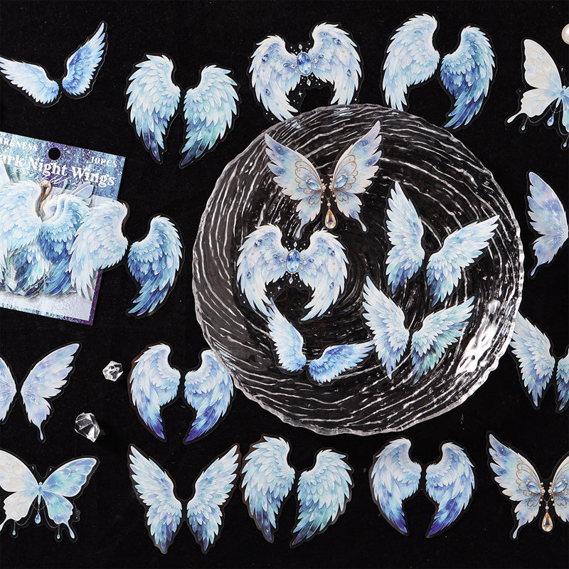 Nightwing Series Sticker for journaling, scrapbooking and collage