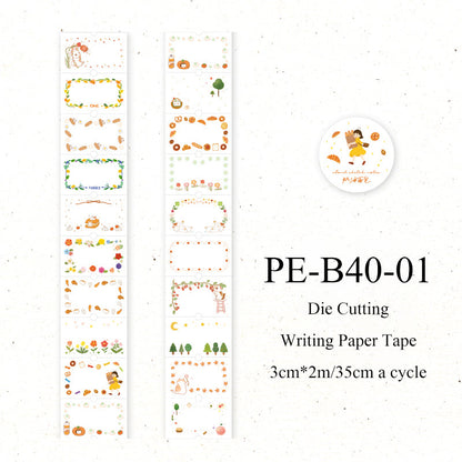 Sweetheart Imprint Series Die Cutting Writing Paper Tape