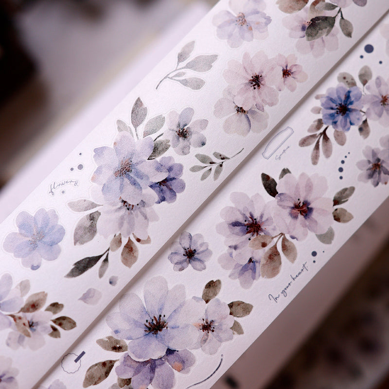 5.5cm*150cm Luxuriant Branches Die Cutting Washi/PET Tape for journaling, scrapbooking and collage