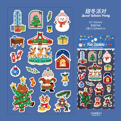 Warm Winter Christmas Story Series Sticker