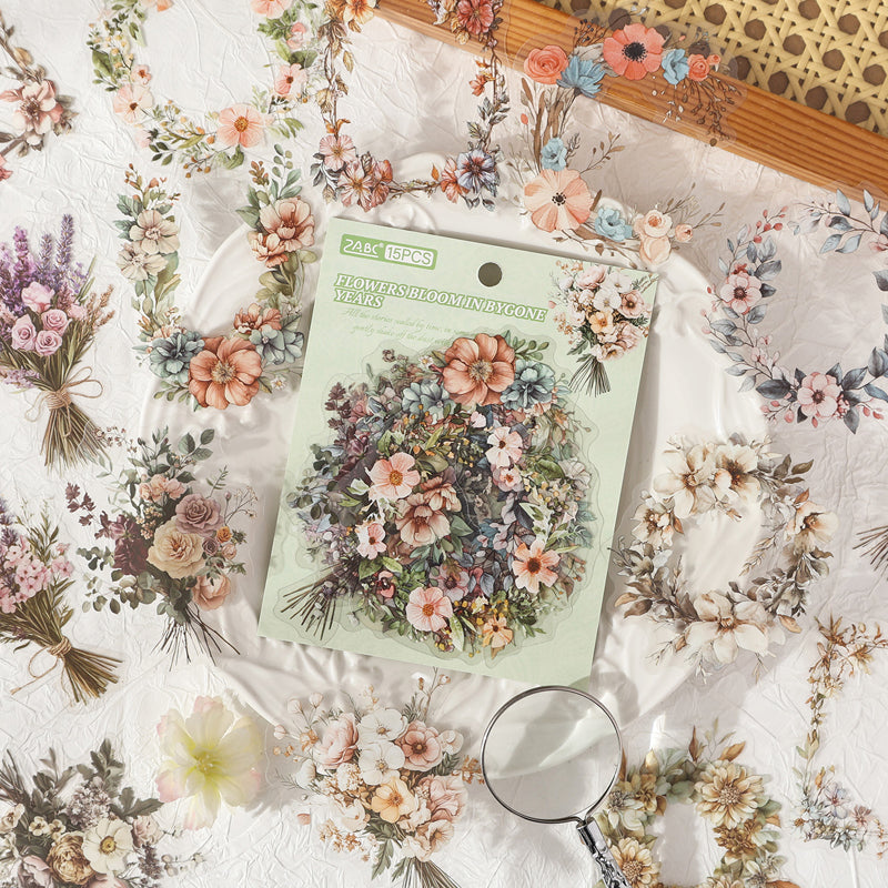 Retro Floral Sticker