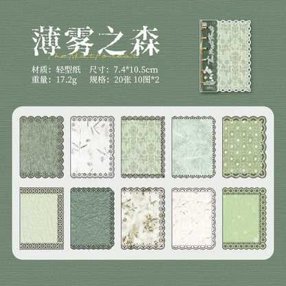 Lace Healing Material Paper
