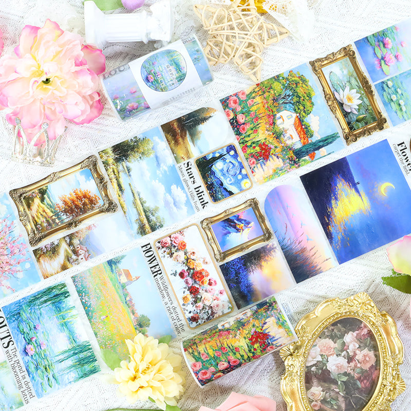 The eternity of instantaneity Fog PET Tape for journaling, scrapbooking and collage