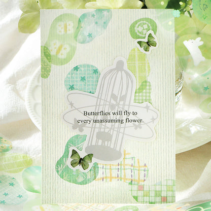 Collage Inspiration Library Series Die Cutting PET Tape for journaling, scrapbooking and collage