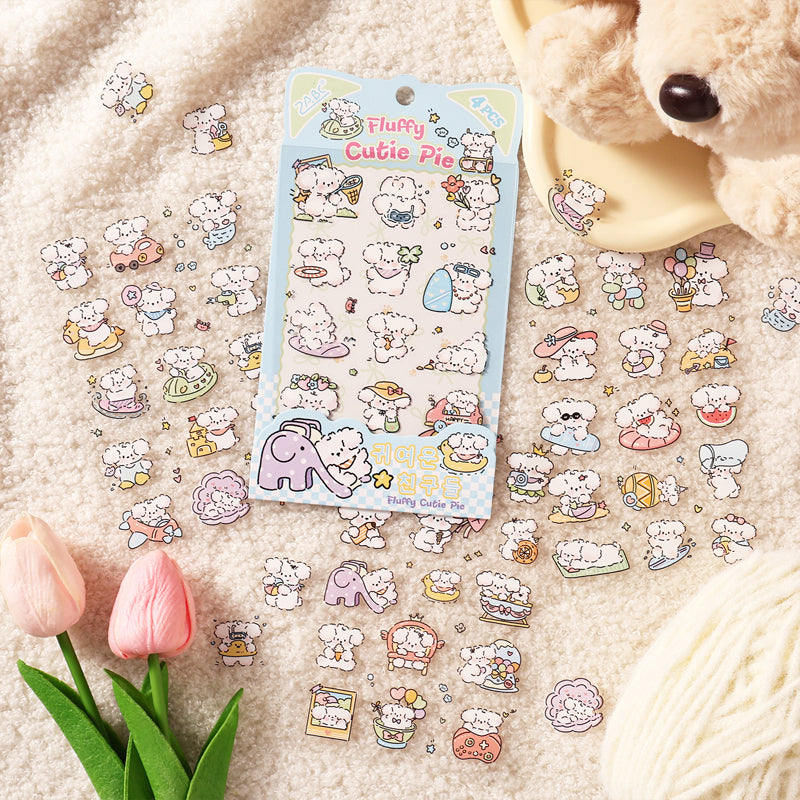Milk Cute Companion Series Sticker for journaling, scrapbooking and collage