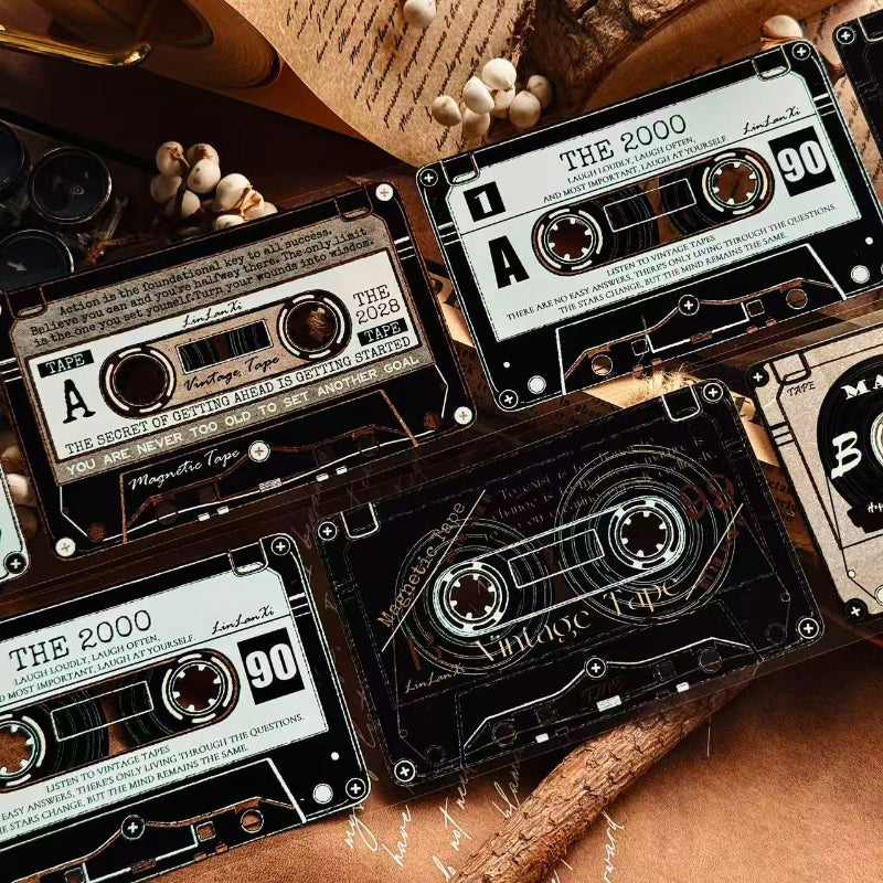 Whole Roll 6cm*5m Nostalgic Tape Series PET Tape
