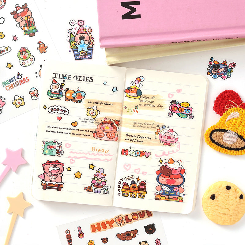 Fantasy World Series Sticker featuring fantasy designs for journaling, scrapbooking and collage