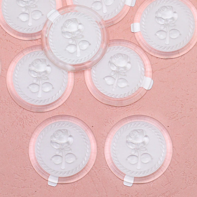 Rose Wax Seal Sticker