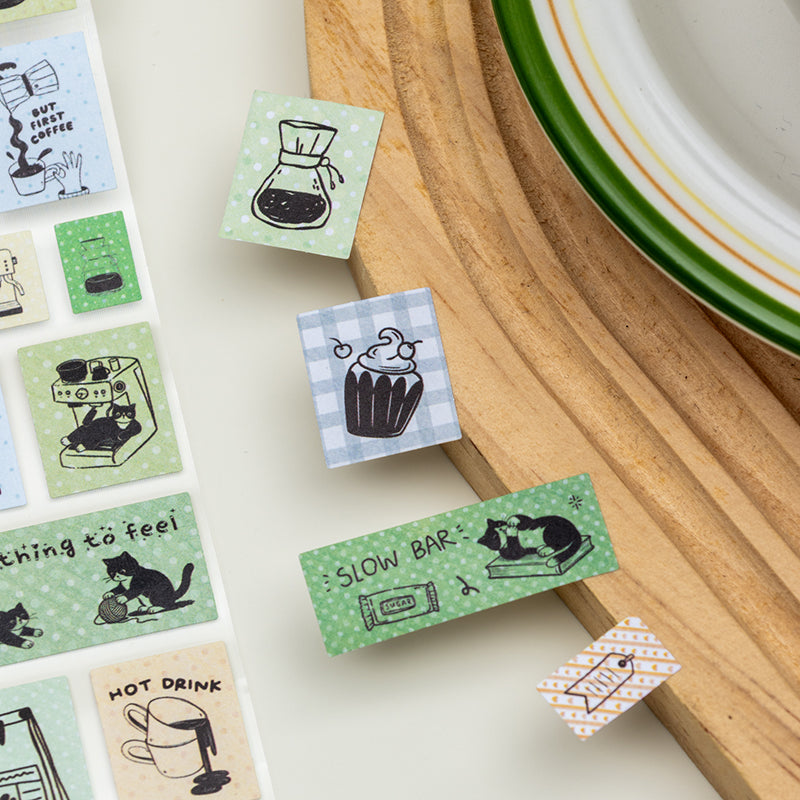 Light Sweet Life Series Die Cutting Writing Paper Tape featuring sweet, and light designs for journaling, scrapbooking and collage