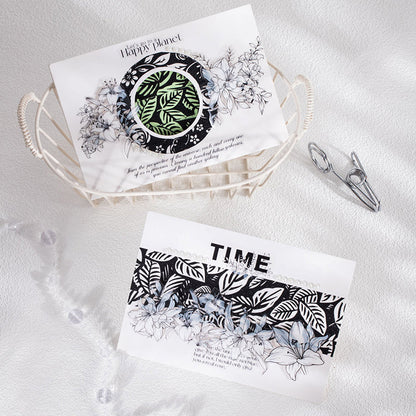 Dark Night Glitter Series Flash Sand PET Tape for journaling, scrapbooking and collage