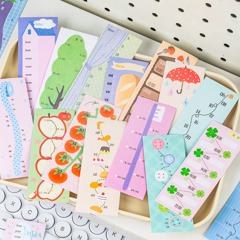 Daily Notes Series Sticker Book featuring book designs for journaling, scrapbooking and collage