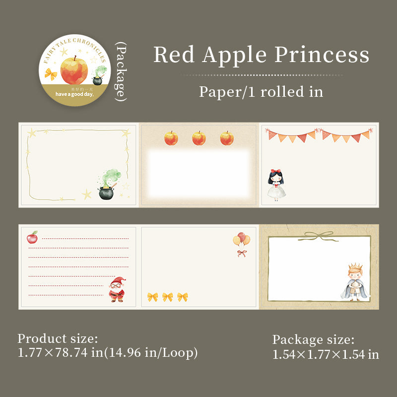 Fairy Tale Chronicle Series Die Cutting Washi Tape