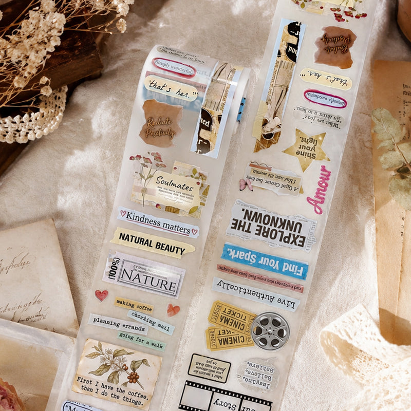 Quotes Pages Fog PET Tape