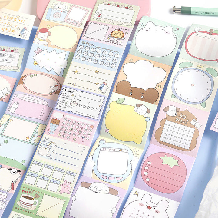 Little Daily Life Series White Kraft Paper Tape featuring white designs for journaling, scrapbooking and collage
