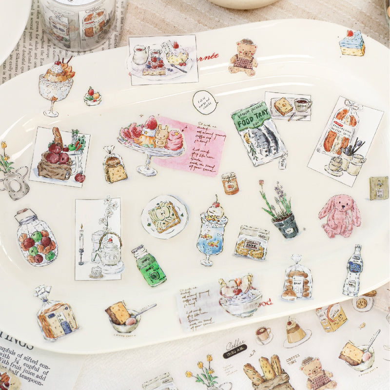 Four Seasons Day Series Die Cutting Fog PET Tape