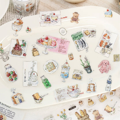 Four Seasons Day Series Die Cutting Fog PET Tape